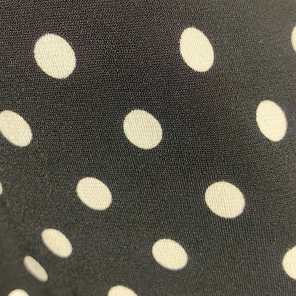 Diana Belle Black Polka Dot Button down tank top - Picture 4 of 10